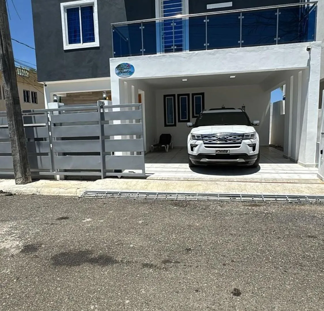 פוארטו פלטה Villa Tropical Paradise Pool Rooftop